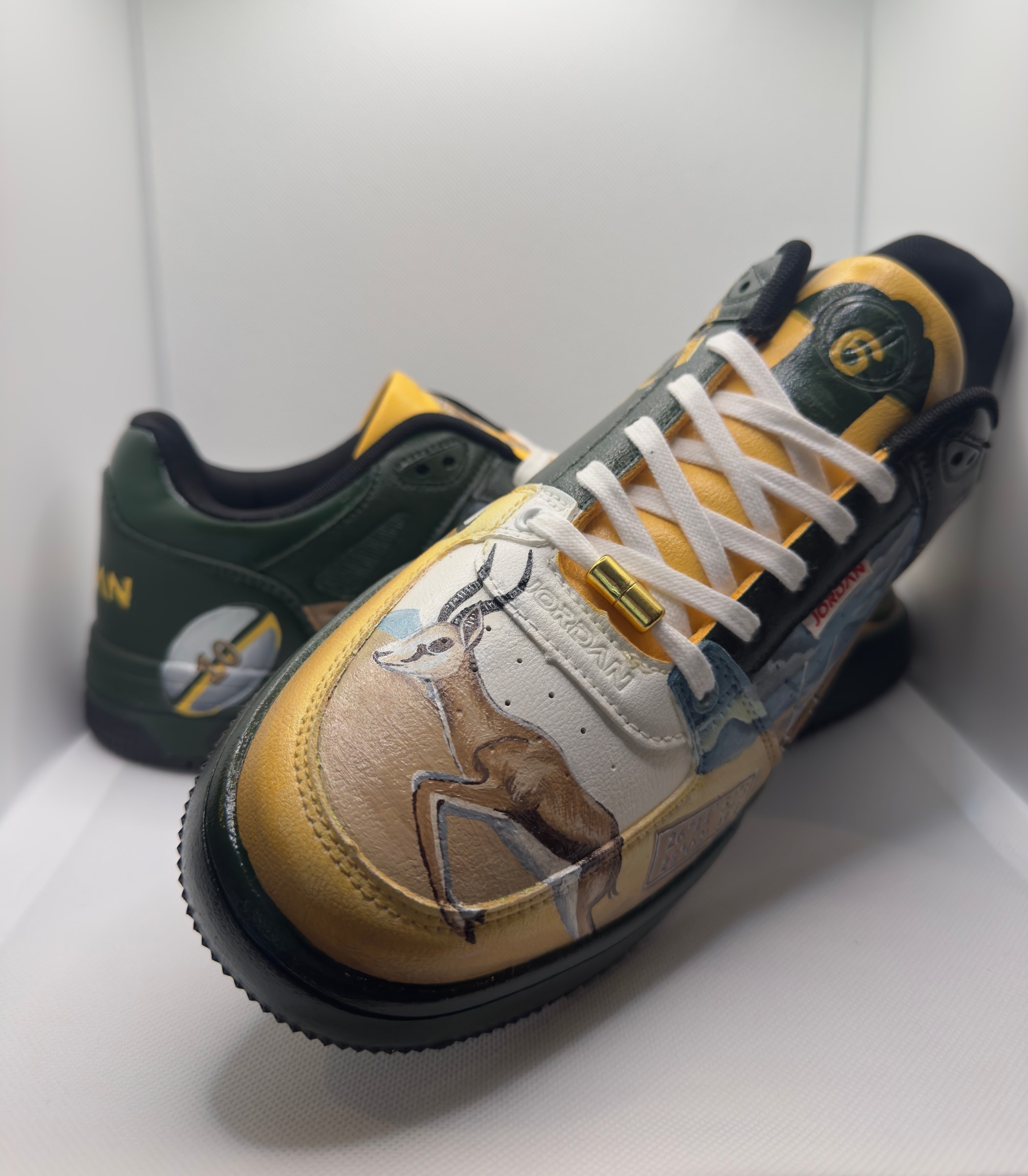 Reign — hand-painted sneaker, alternate view